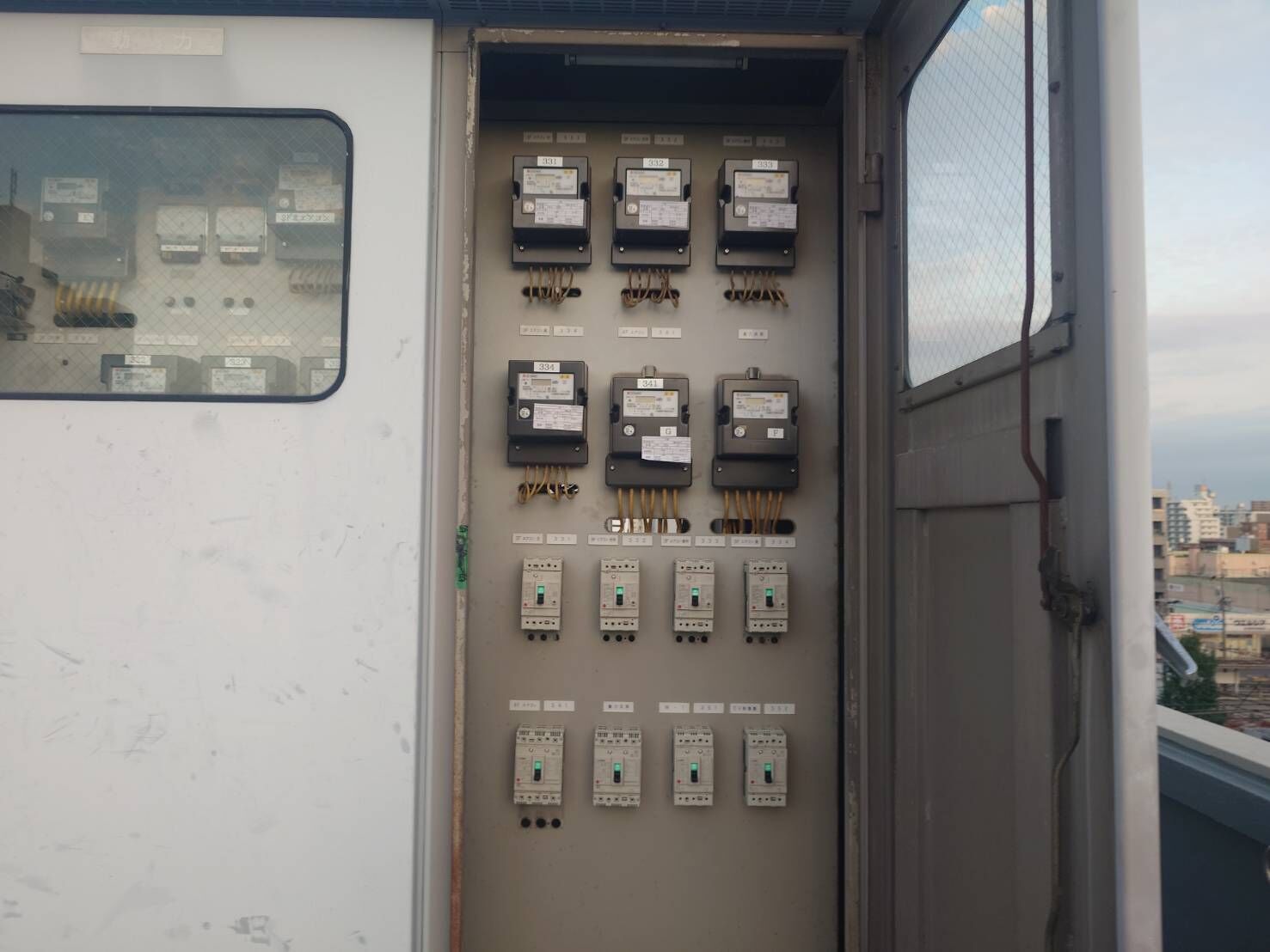 愛知県名古屋市天白区｜ビル屋上キュービクル 高圧受変電設備機器更新工事