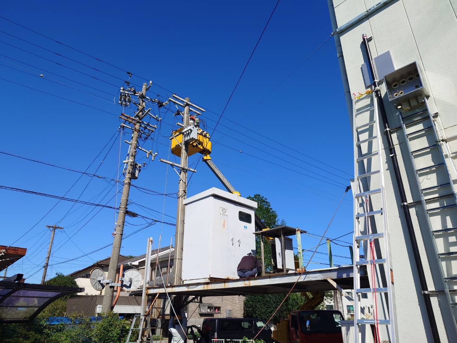 愛知県蟹江町｜キュービクル容量増設・移設・更新工事