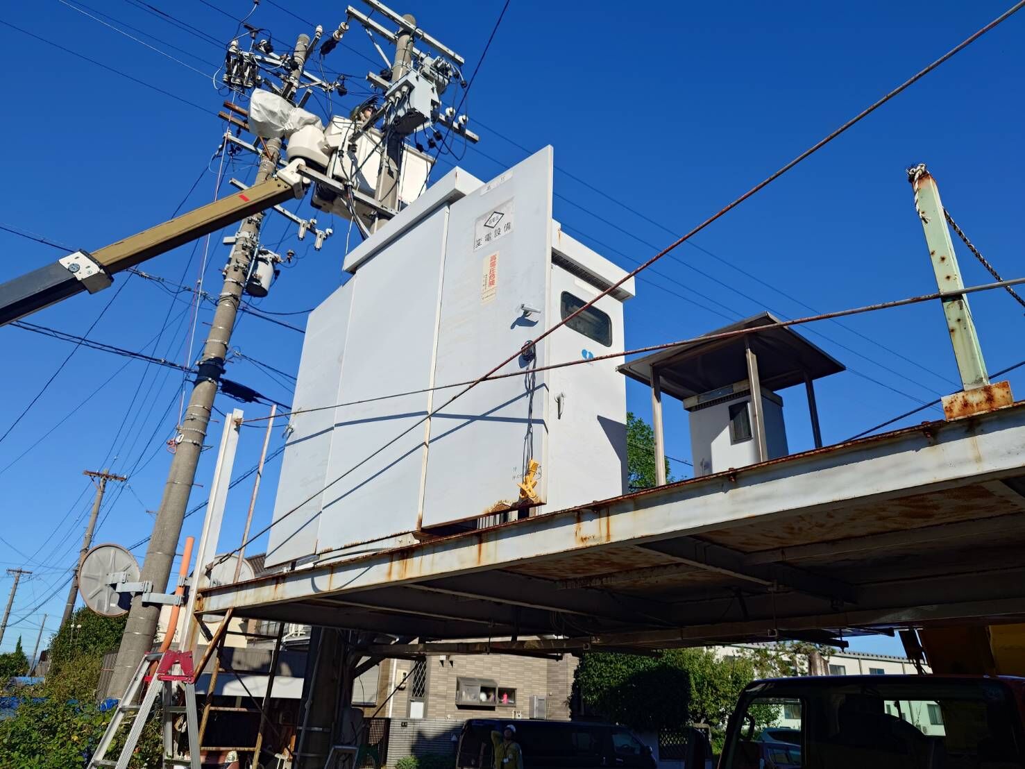 愛知県蟹江町｜キュービクル容量増設・移設・更新工事
