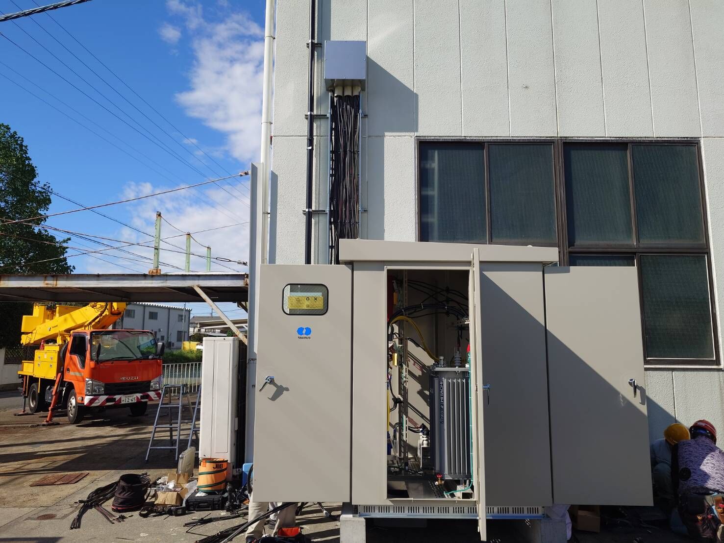 愛知県蟹江町｜キュービクル容量増設・移設・更新工事